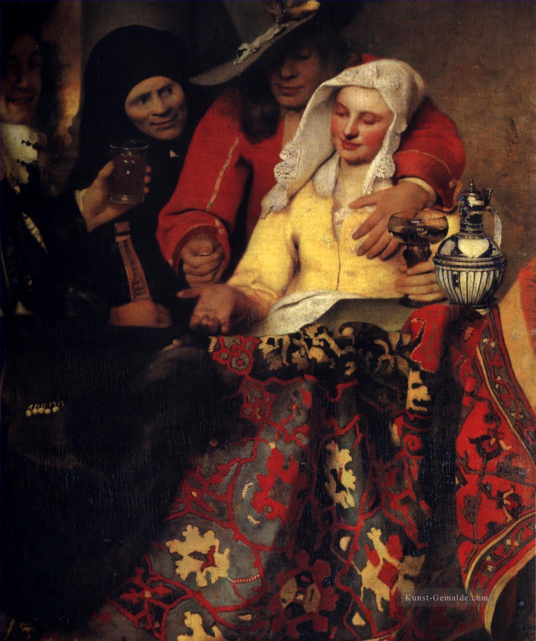 Der Procuress Barock Johannes Vermeer Ölgemälde